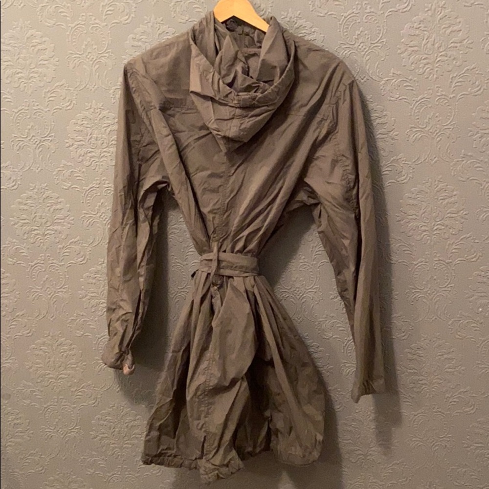 Part Two Grey Raincoat Shell - Picture 2 of 4